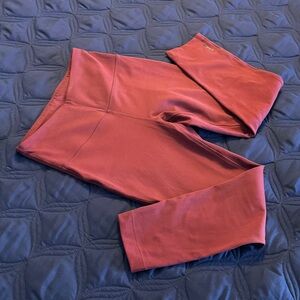 Rose Colored Capris Leggings